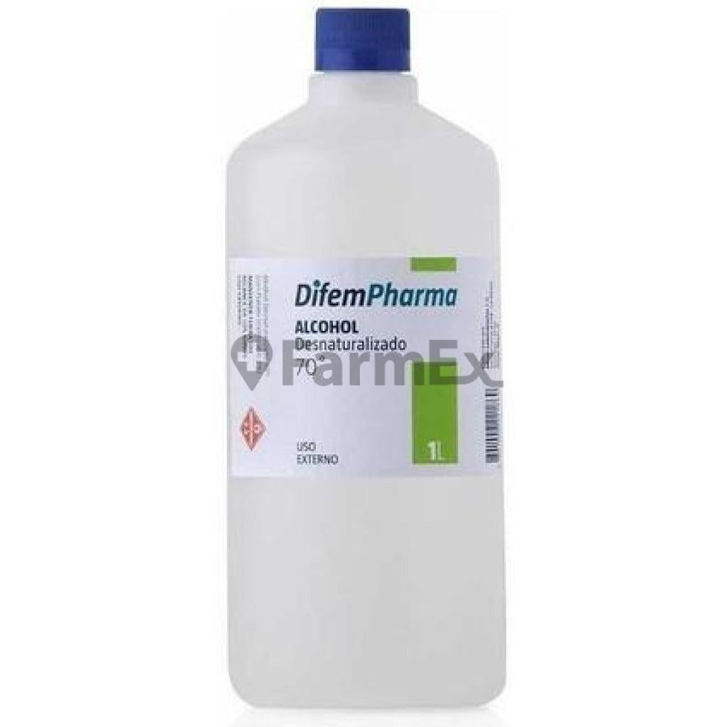 Alcohol de 1 Litro x 70 grados (Difempharma) DIFEMPHARMA